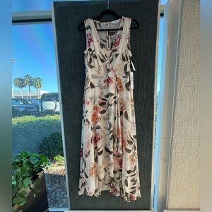 Calvin Klein Floral Sleeveless Maxi Dress